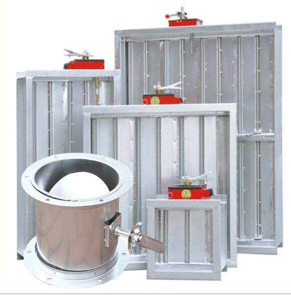 电动防火阀70度280度手动消防排烟3C阀不锈钢通风管道风量调节阀