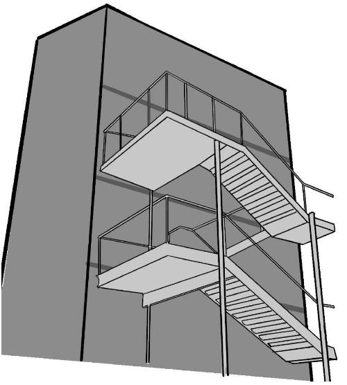 西安消防改造设计之疏散楼梯设置要求