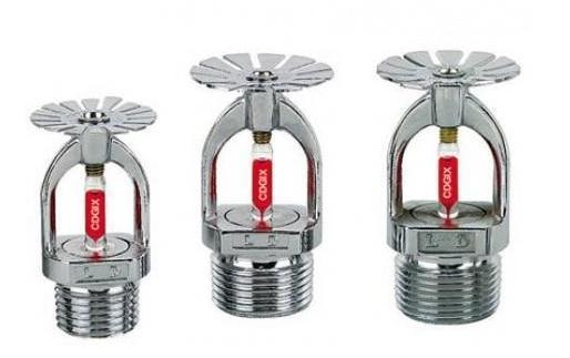 消防喷淋头的间距与各种规格管道的承受个数要求